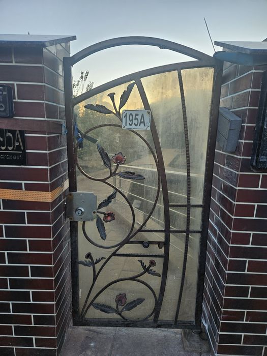 Porți si gard din fier forjat cu model si deosebit