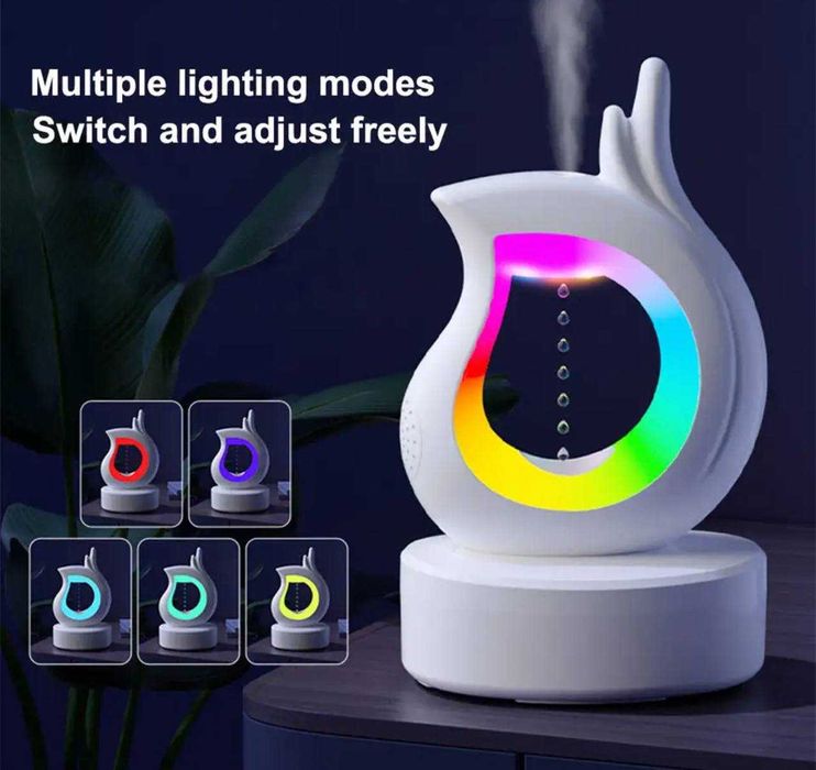 Увлажнитель Воздуха — Эффект Водопада, Свет и Аромадиффузор