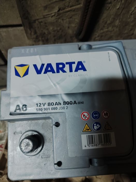 Продам аккумулятор varta a6 80ah 800a