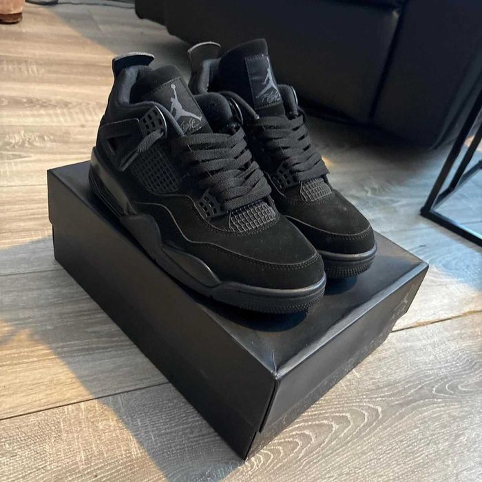 #SUPER PREȚ# Nike Air Jordan 4 Black Cat  - VERIFICARE COLET
