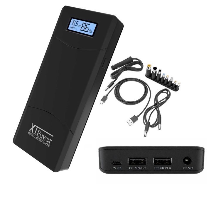Външна батерия за зареждане на лаптоп XT-20000QC3 20100mAh 5V 65W Power Bank Бързо зарядно