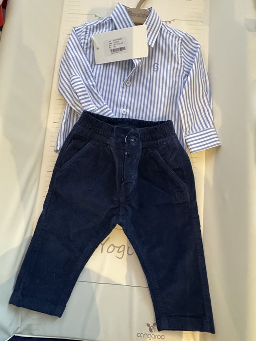 Официален костюм риза и панталон италианска Siviglia 9 месеца