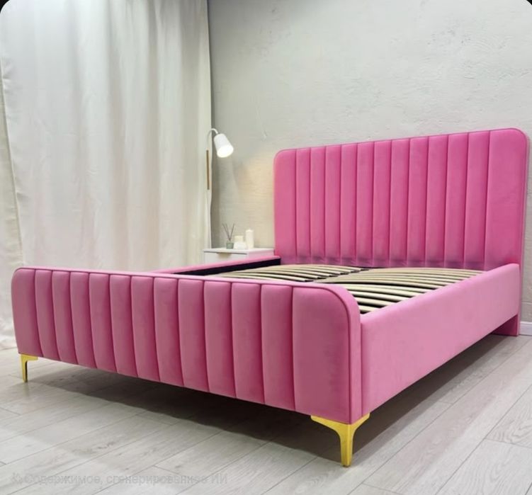 Мягкая односпальная и двуспальная кровать на заказ