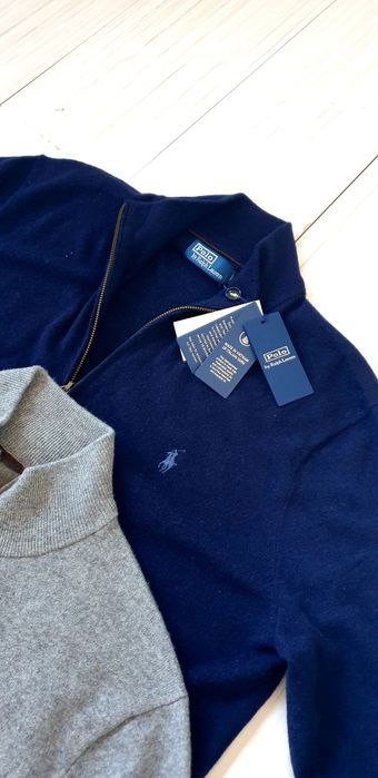 POLO Ralph Lauren Wool Full Zip  L НОВО ОРИГИНАЛ Мъж Вълнени с цял цип