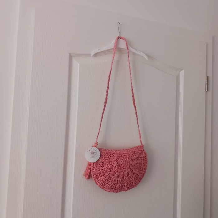 Poseta dama  de vara Accessories roz pudra NOUA-LIVRARE GRATUITA