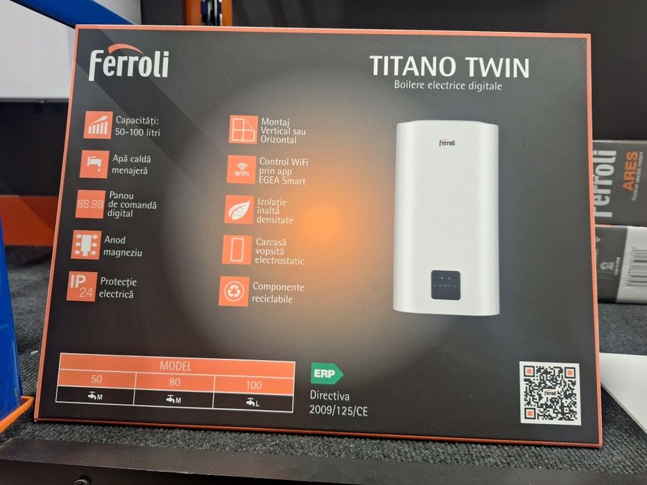Vând boiler Ferroli 100 l