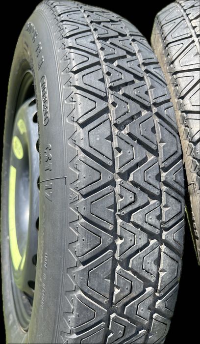 Vând [2 Roți de Rezervă Slim / Rachetă] Continental T125/90 R16 5x112 – Pentru Urgențe