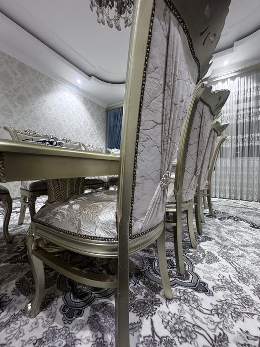 Королевский стол стул 12 талик янги хали ишлатилмаган наманганда