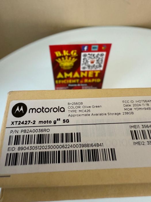 Motorola G85 256gb Amanet BKG