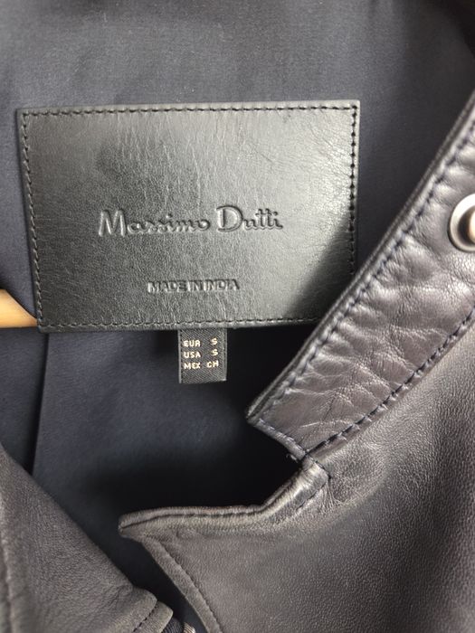 Geaca de piele Massimo Dutti