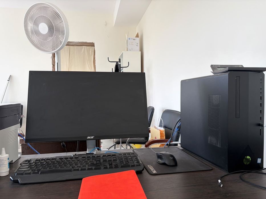 Игровой ПК HP Pavilion i5-8400 GTX 1050 Ti + монитор Acer