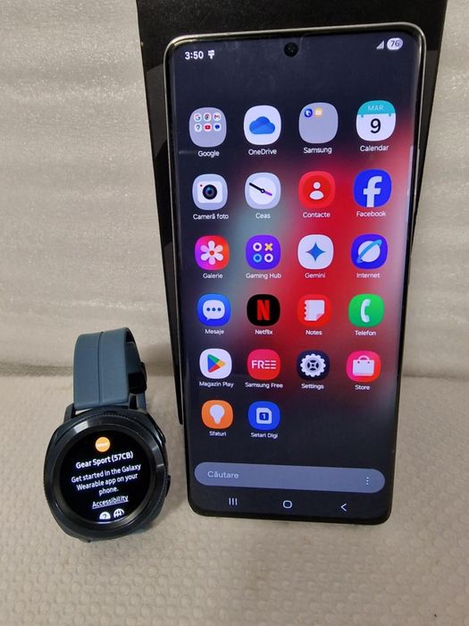S21 Ultra silver 256gb condiții f bune samsung