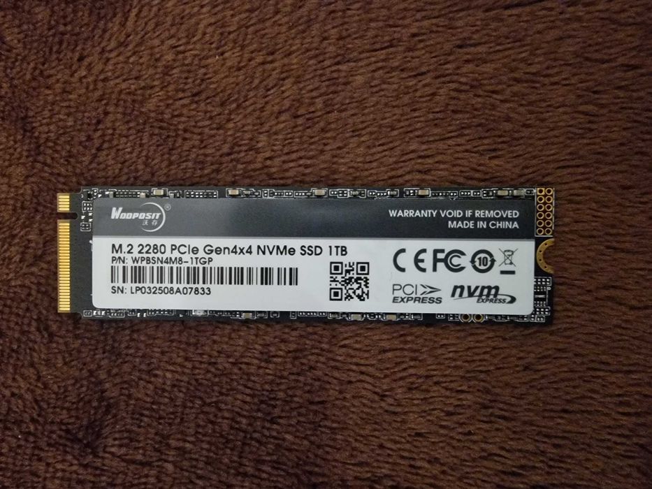 NVME 1TB SSD m2 nou nefolosit 0 ore 7000MBs