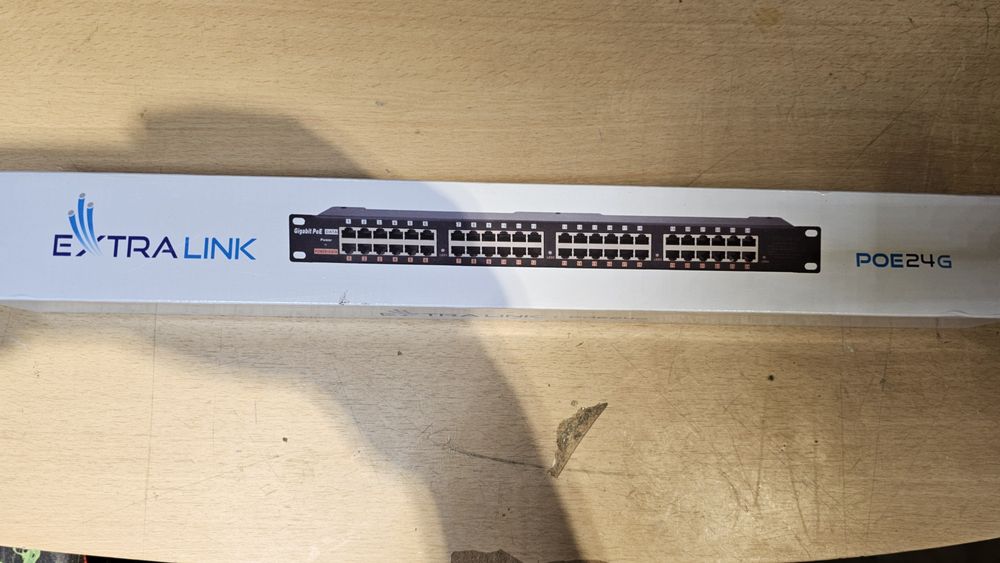 Injector poe gigabit Extralink