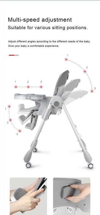 Приставная кровать - колыбель Mastela  4 in 1. Детский стульчик.