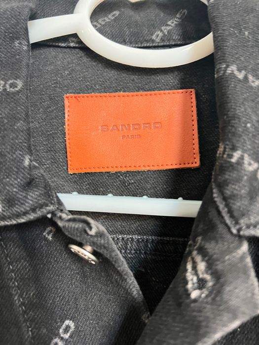 Jacheta jeans sandro