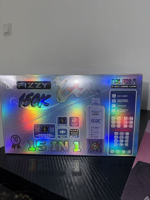 Fizzy 150,000 15 in 1 reincarcabil