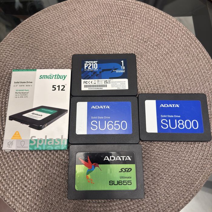 Новые ssd 2.5 sata III 480/512/1024GB