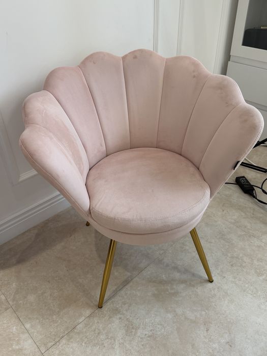 Fotoliu roz pudra