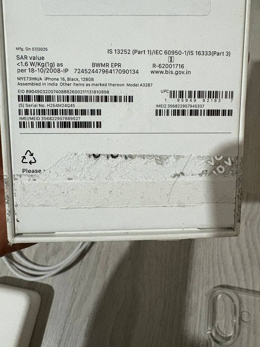 Iphone 16 100%, Ideal aybi yo'q