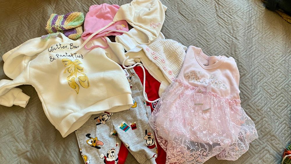 2 Пакета вещей на 0-3 мес.