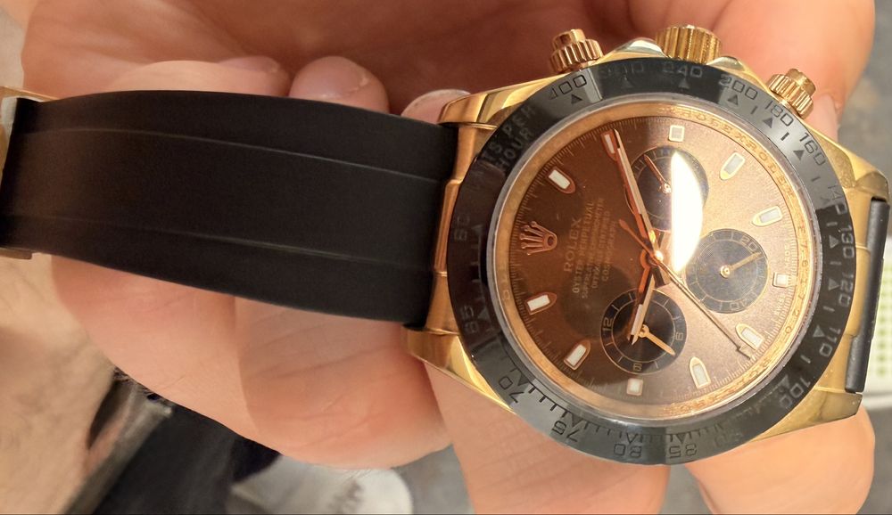 Rolex daytona rose gold automat