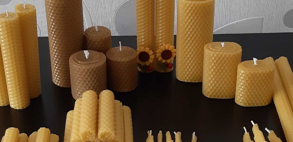 Ръчно изработени восъчни свещи
