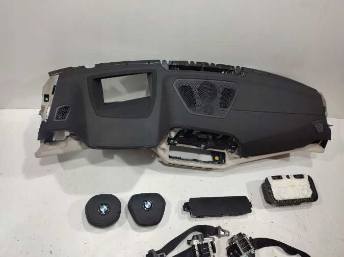 BMW G20 plansa bord cusatura 2 culori HUD - set centuri - airbaguri