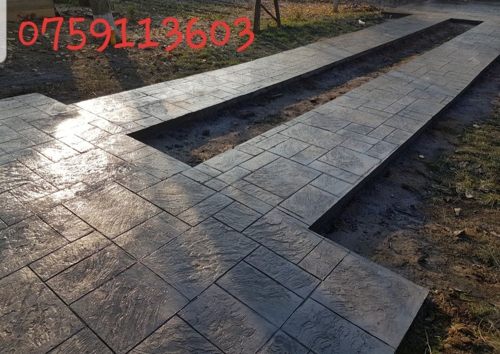 Eco Beton Amprentat Targoviste  DB /Intretinere-Lacuire
