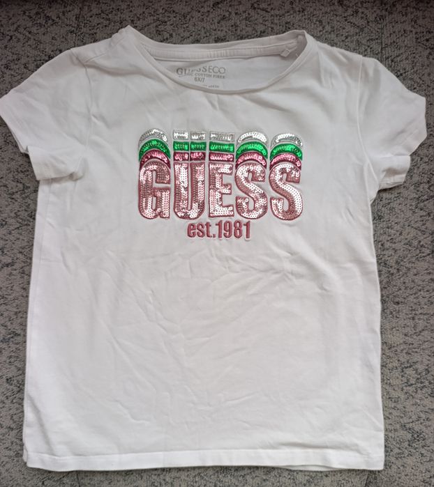 Анцуг/екип Guess кадифе за момиче + тениска