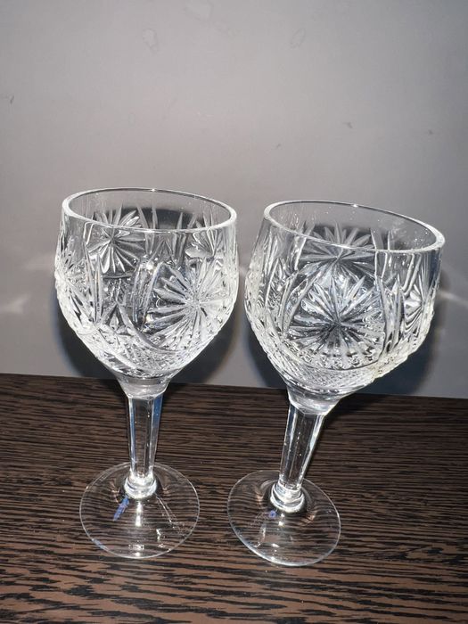 Хрустальные рюмки СССР посуда СССР