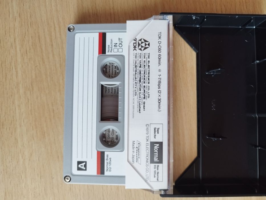 Чисто нови аудио касети TDK D-C60