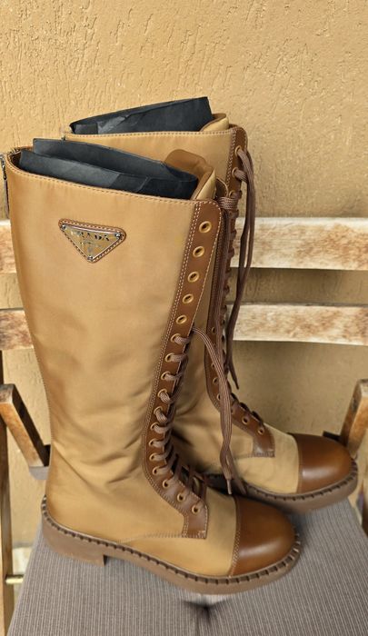 cizme Prada originale noi, full box