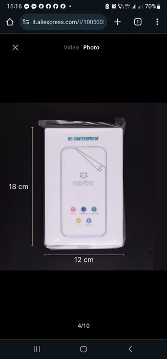 Folie Navigatie   Hydrogel tpu