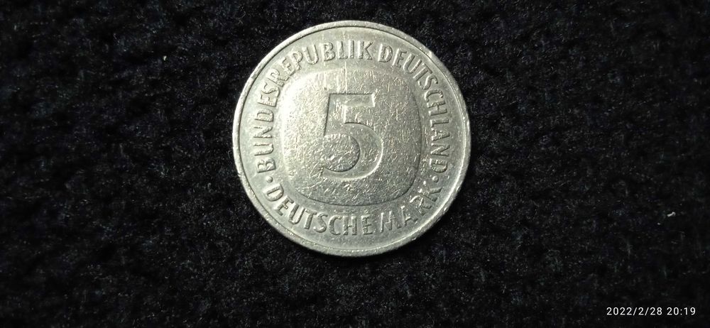 Vând 5 mărci germane 1980.