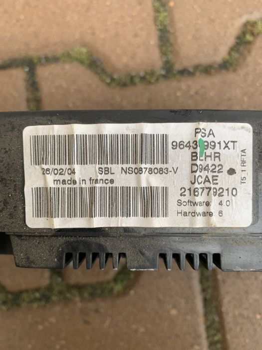 Управление модул климатроник пежо peugeot 307