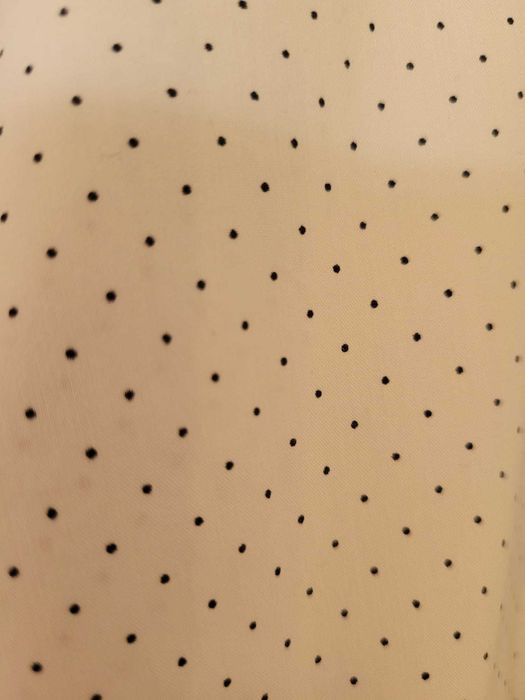 camasa alba cu buline  bleumarin de la Reserved