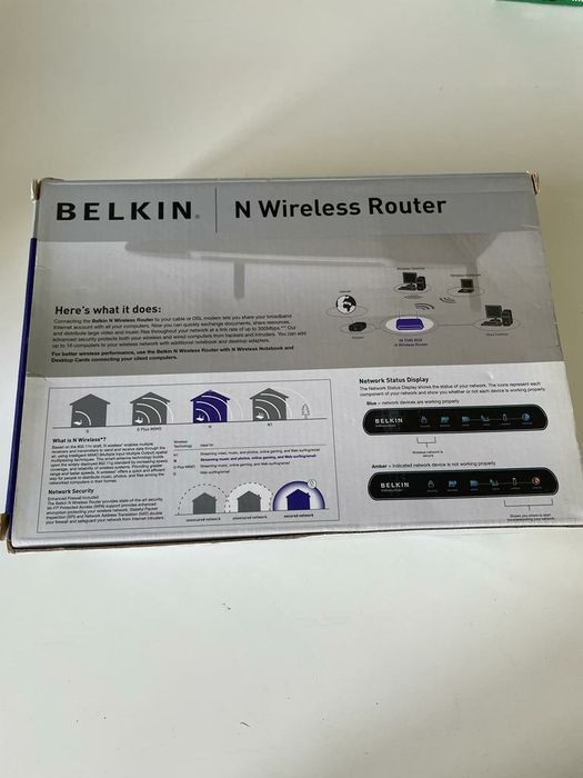 Vând Router wireless Belkin 300 Mbps