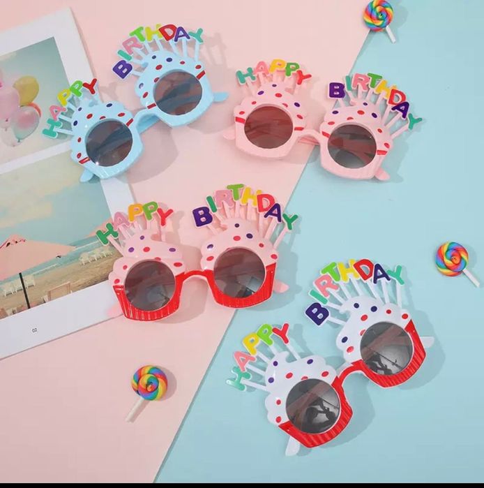 Очки happy birthday