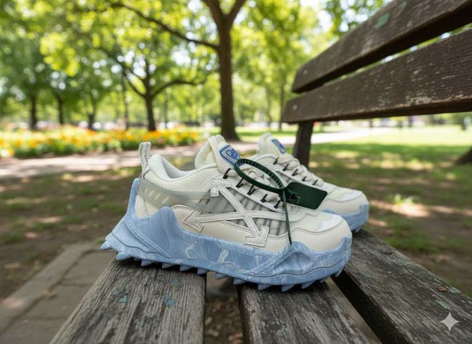 Off White Odsy 1000 Blue - Full Box - Premium