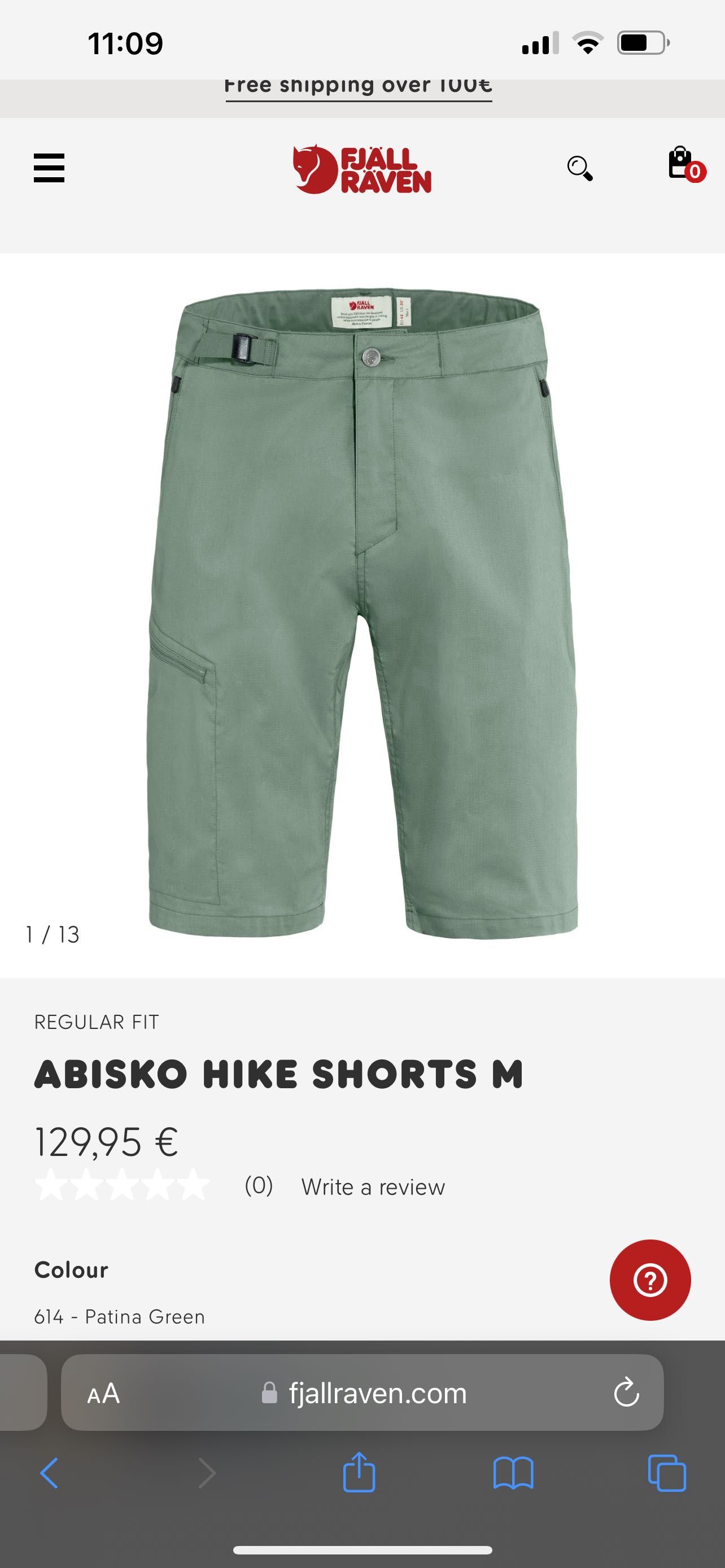 Abisko Hike Shorts M