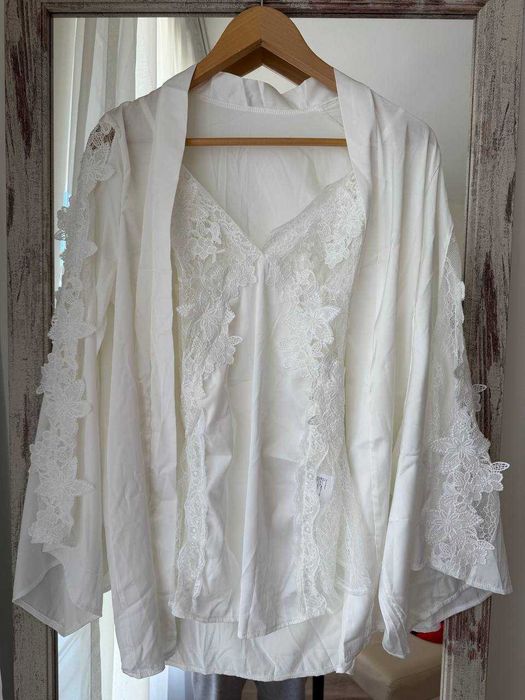 комплект халат и неглиже