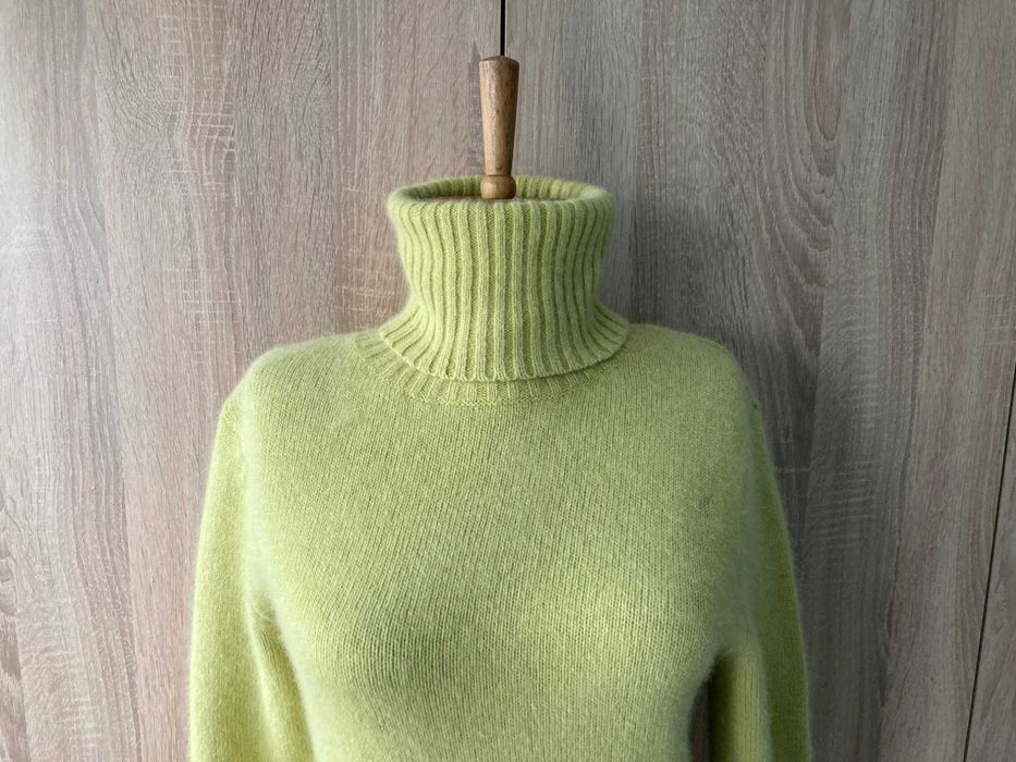 DIVIDED by H&M wool angora дамско поло вълна ангора пуловер 38