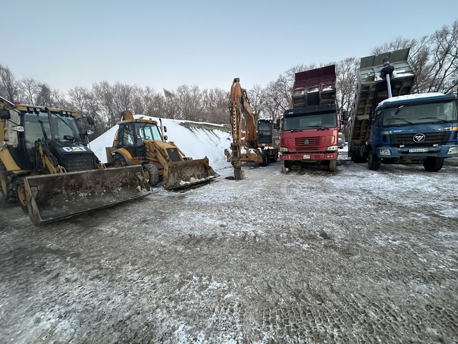 Услуги 3в1 экскаватор погрузчик спец техника