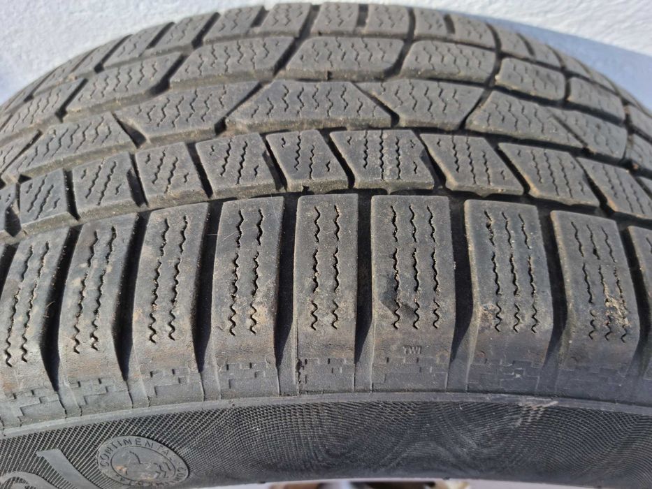Jante aliaj orig Mercedes R16 cu anvelope iarna Continental 225/55/R16
