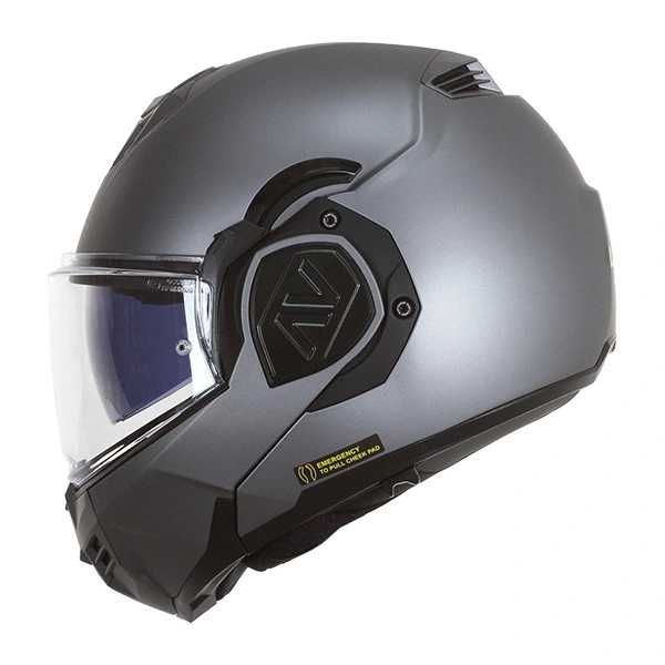 Топ Цена Отваряeмa мото Каска LS2 FF906 ADVANT 360 TITANIUM MATT,очила