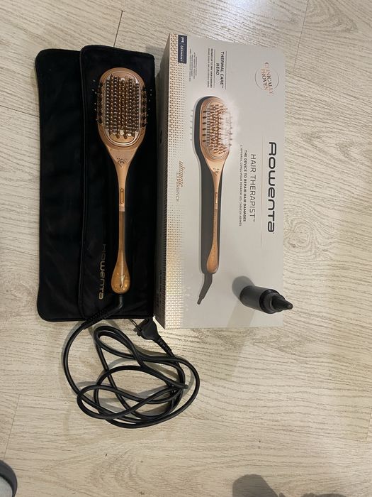 Четка за възстановяване на увредена коса Rowenta Hair Therapist
