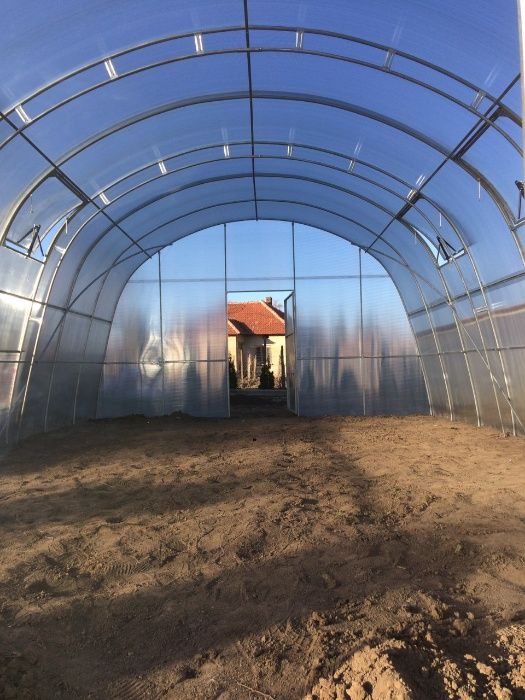 Промоции Оранжерии с широчина от 4м.,с поликарбонат от "Парник БГ" ООД