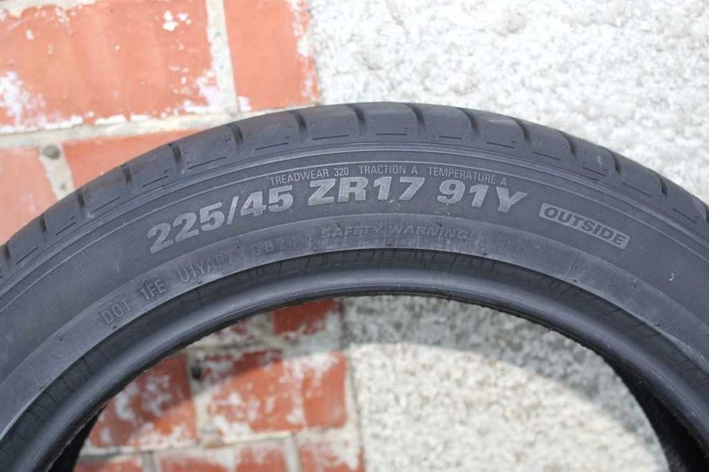 Anvelope vara noi 225/45R17 91Y, ZR, Kumho