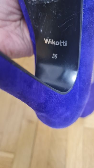 Pantofi piele intoarsa naturala 35
